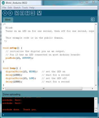 Cargar blink a Arduino