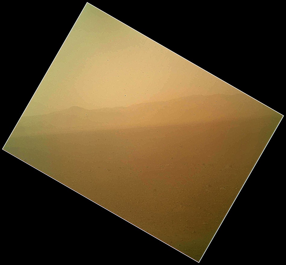 Primera Foto en Color del Curiosity